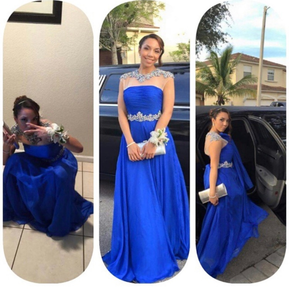 Cinderella Royal Blue Prom Dress or Gown